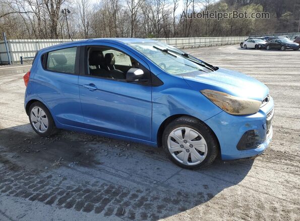 KL8CB6SA9JC422776 2018 CHEVROLET SPARK Blue Przód prawy