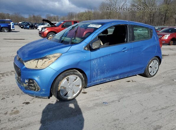 KL8CB6SA9JC422776 2018 CHEVROLET SPARK Blue Przód lewy