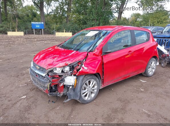 KL8CD6SA3MC729200 2021 CHEVROLET SPARK Красный Передняя левая четверть