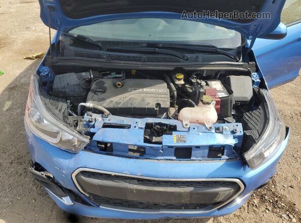 KL8CD6SA4JC479980 2018 CHEVROLET SPARK Blue უკანა სალონის ხედი