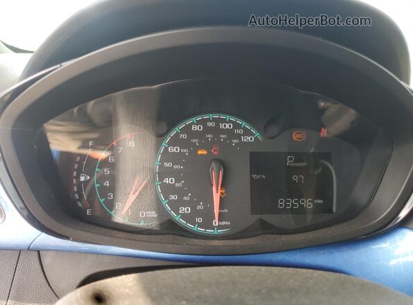 KL8CD6SA4JC479980 2018 CHEVROLET SPARK Blue ხელსაწყოთა პანელის ხედი