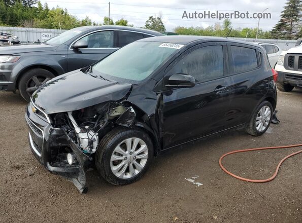 KL8CD6SA5JC454148 2018 CHEVROLET SPARK Черный Передняя левая четверть