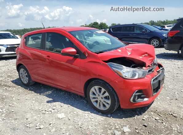 KL8CD6SA6JC441232 2018 CHEVROLET SPARK Красный Передняя правая четверть