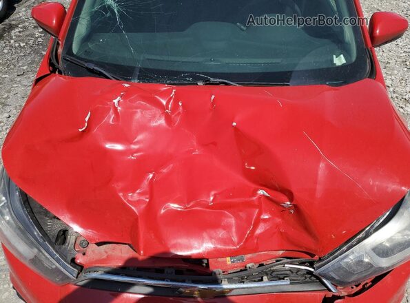 KL8CD6SA6JC441232 2018 CHEVROLET SPARK Красный Вид задней части салона
