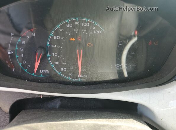 KL8CD6SA7JC482422 2018 CHEVROLET SPARK Белый Вид щитка приборов
