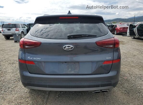 KM8J3CAL3MU410534 2021 HYUNDAI TUCSON Gray Rear view