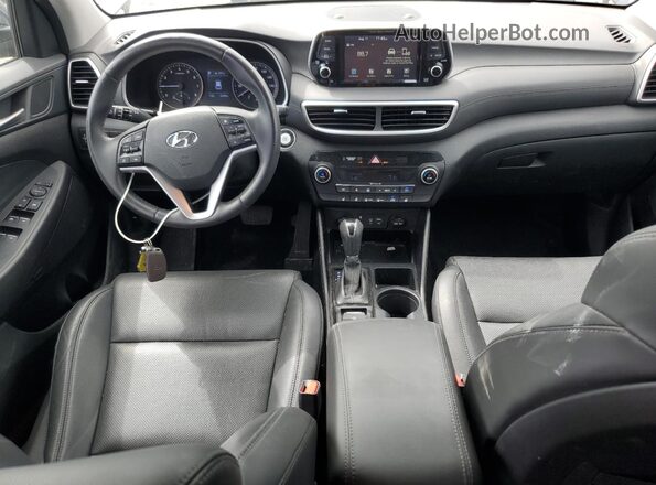 KM8J3CAL3MU410534 2021 HYUNDAI TUCSON Gray Dashboard view