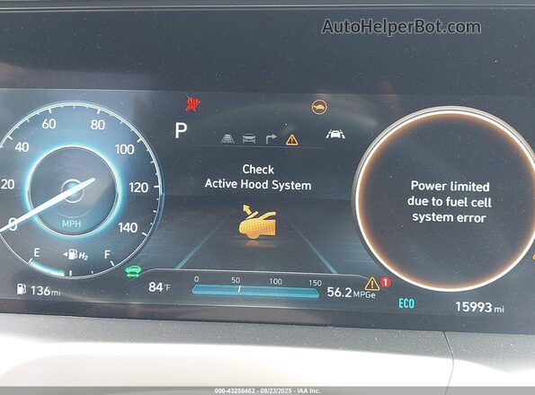KM8J84A68PU030613 2023 HYUNDAI NEXO Белый Вид задних сидений