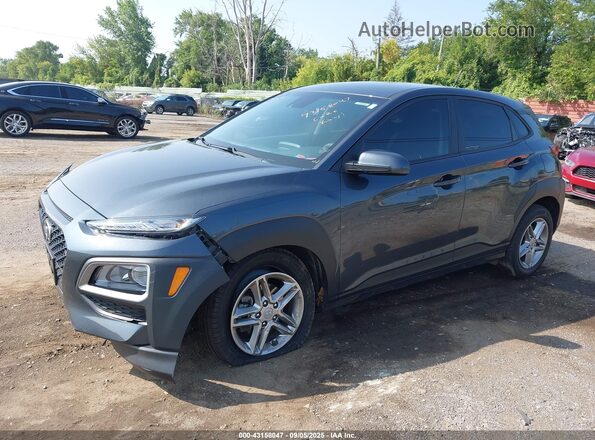 KM8K12AAXMU742263 2021 HYUNDAI KONA Серый Передняя левая четверть