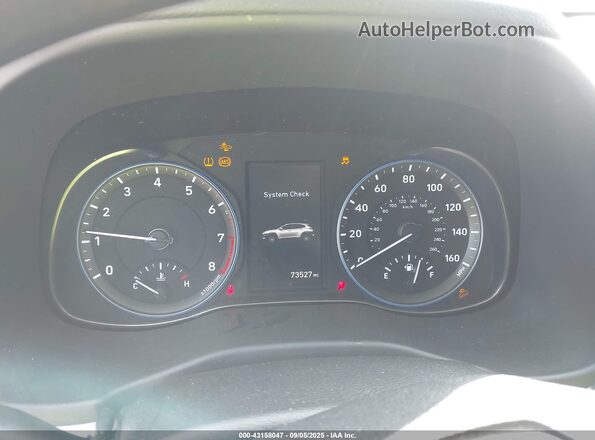 KM8K12AAXMU742263 2021 HYUNDAI KONA Серый Вид задних сидений
