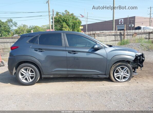 KM8K12AAXMU742263 2021 HYUNDAI KONA Серый Вид задней части салона