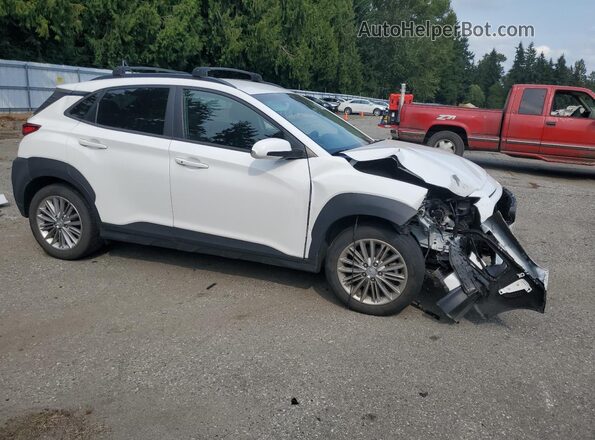 KM8K2CAA1MU737830 2021 HYUNDAI KONA Белый Передняя правая четверть
