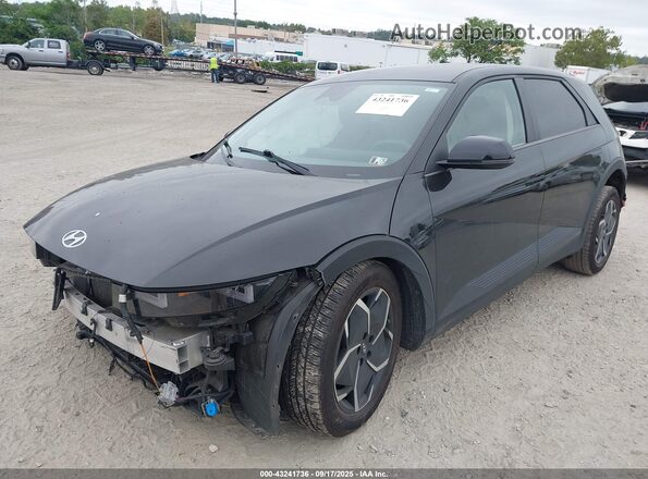KM8KM4AE3NU080680 2022 HYUNDAI IONIQ 5 Черный Передняя левая четверть
