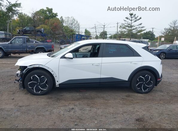 KM8KMDAF3NU100225 2022 HYUNDAI IONIQ 5 White Widok wnętrza 360 stopni