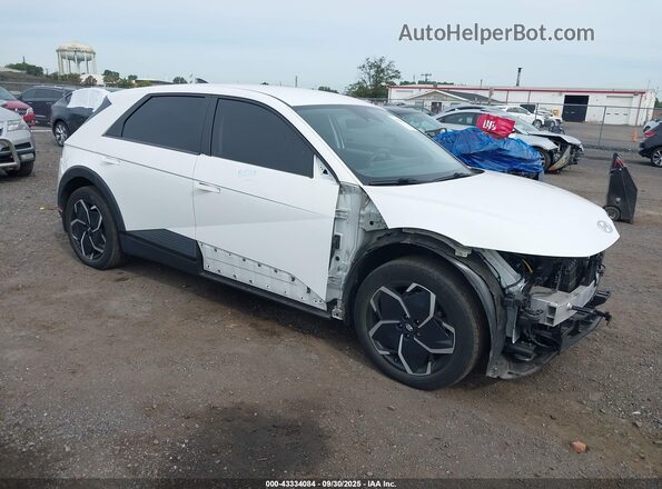 KM8KMDAF3NU100225 2022 HYUNDAI IONIQ 5 White Przód prawy