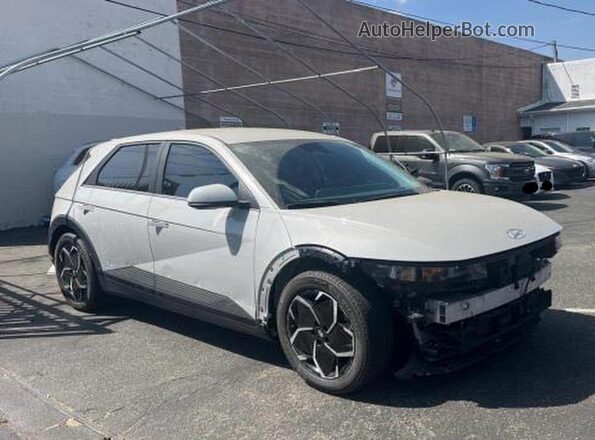KM8KN4AE5NU082069 2022 HYUNDAI IONIQ Gray წინა მარცხენა ხედი სამი მეოთხედიდან