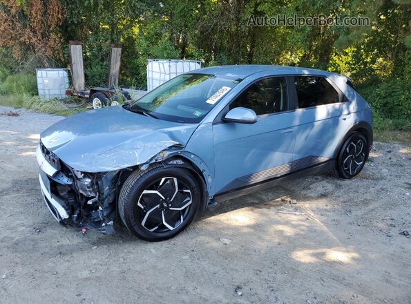 KM8KNDAF2PU207329 2023 HYUNDAI IONIQ Синий Передняя левая четверть