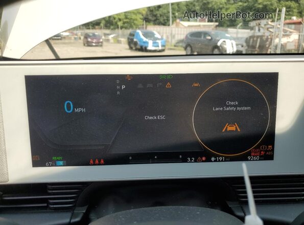 KM8KNDDF2RU281462 2024 HYUNDAI IONIQ Silver Instrument cluster view