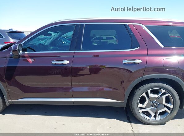 KM8R4DGE7PU640466 2023 HYUNDAI PALISADE Purple 360 interior view