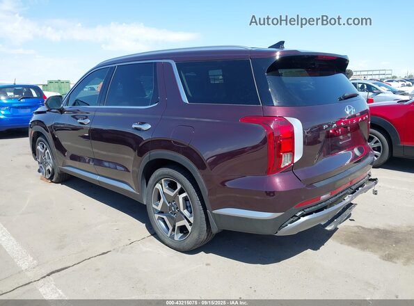 KM8R4DGE7PU640466 2023 HYUNDAI PALISADE Purple Rear left