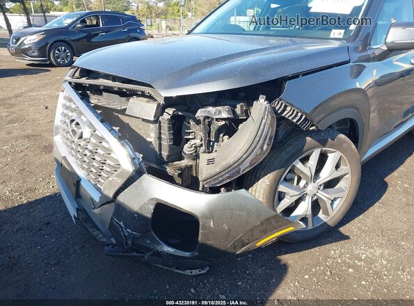 KM8R4DHE5MU242960 2021 HYUNDAI PALISADE Серый Вид спереди