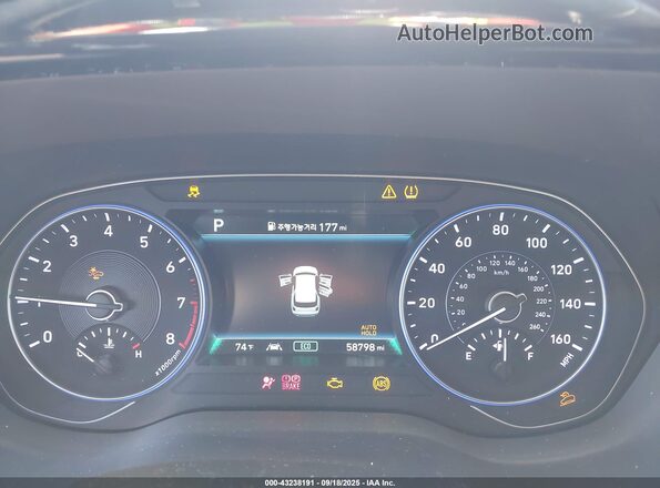 KM8R4DHE5MU242960 2021 HYUNDAI PALISADE Серый Вид задних сидений