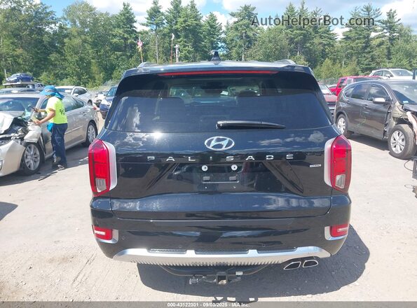 KM8R7DHE4MU256775 2021 HYUNDAI PALISADE Черный Вид задней части салона