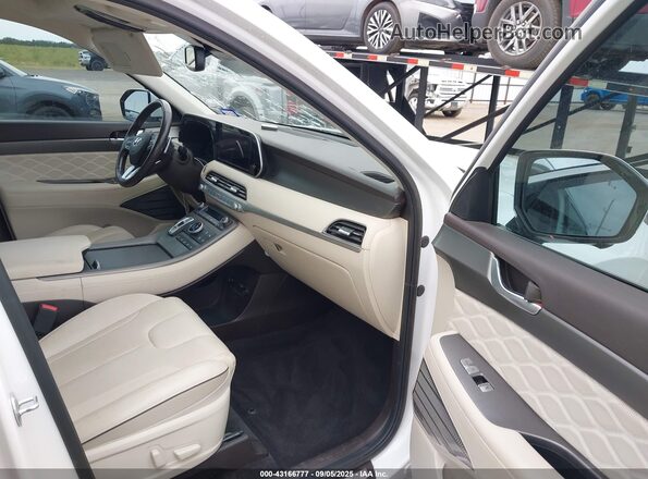 KM8R7DHE4MU279585 2021 HYUNDAI PALISADE White Front interior view