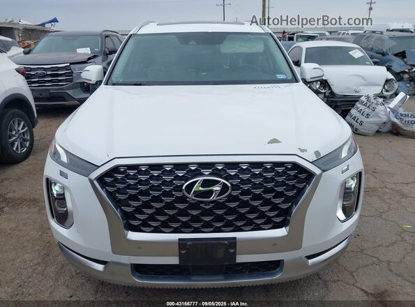 KM8R7DHE4MU279585 2021 HYUNDAI PALISADE White Instrument cluster view