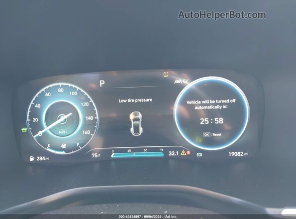 KM8S2DA16NU028270 2022 HYUNDAI SANTA FE HYBRID BLUE Black Հետևի նստատեղերի տեսք