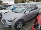 2018 Hyundai Santa Fe Se Серый vin: KM8SM4HF7JU277666