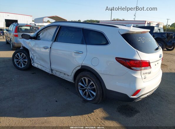 KM8SMDHF2KU301809 2019 HYUNDAI SANTA FE XL Белый Задняя левая четверть
