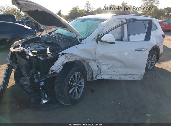KM8SMDHF2KU301809 2019 HYUNDAI SANTA FE XL Белый Вид спереди