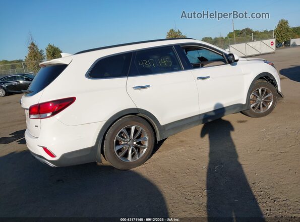 KM8SMDHF2KU301809 2019 HYUNDAI SANTA FE XL Белый Задняя правая четверть