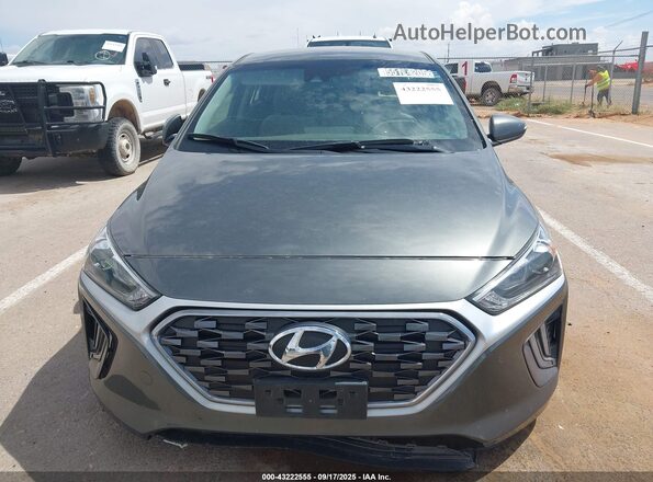 KMHC75LC4MU257880 2021 HYUNDAI IONIQ HYBRID Gray ხელსაწყოთა პანელის ხედი
