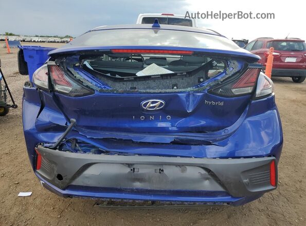 KMHC85LC8NU268248 2022 HYUNDAI IONIQ Синий Вид сзади