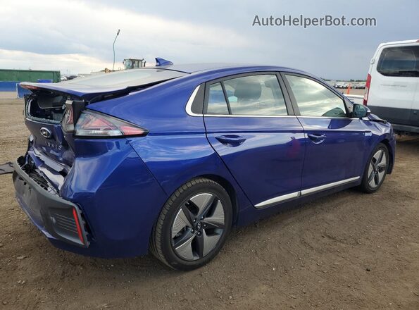KMHC85LC8NU268248 2022 HYUNDAI IONIQ Синий Задняя правая четверть