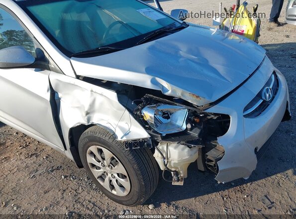 KMHCT4AEXGU142540 2016 HYUNDAI ACCENT Silver წინა ხედი
