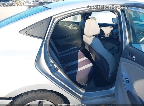 KMHCT4AEXGU142540 2016 HYUNDAI ACCENT Silver VIN კოდის სტიკერის ხედი