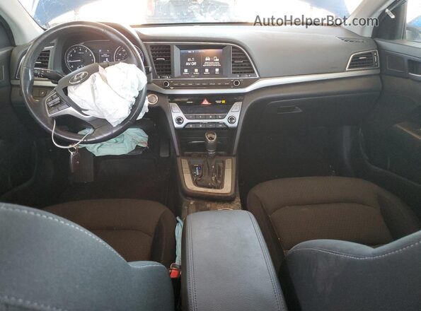 KMHD84LF3HU363295 2017 HYUNDAI ELANTRA Blue Dashboard view