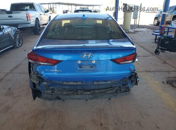KMHD84LF3HU363295 2017 HYUNDAI ELANTRA Blue Rear view