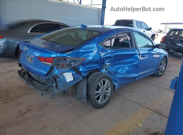 KMHD84LF3HU363295 2017 HYUNDAI ELANTRA Blue Rear right