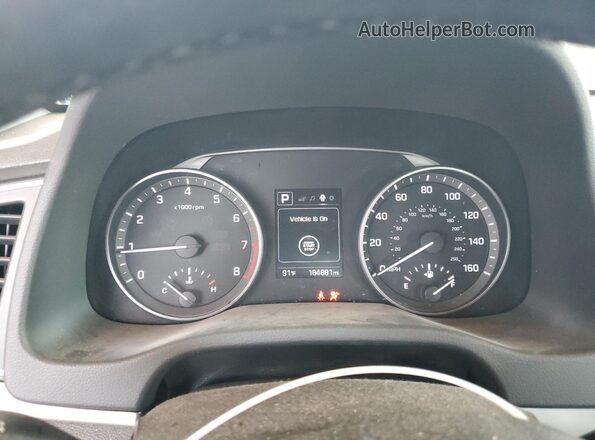 KMHD84LF3HU363295 2017 HYUNDAI ELANTRA Blue Instrument cluster view