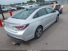 2016 Hyundai Sonata Hybrid Limited Серебряный vin: KMHE34L1XGA025559