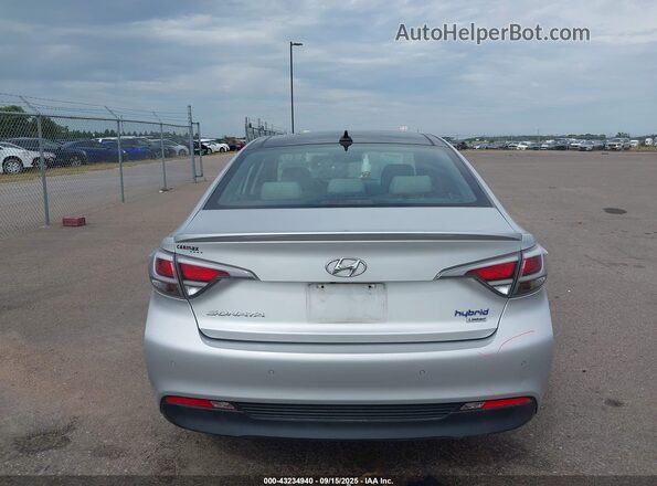 KMHE34L1XGA025559 2016 HYUNDAI SONATA HYBRID Серебряный 