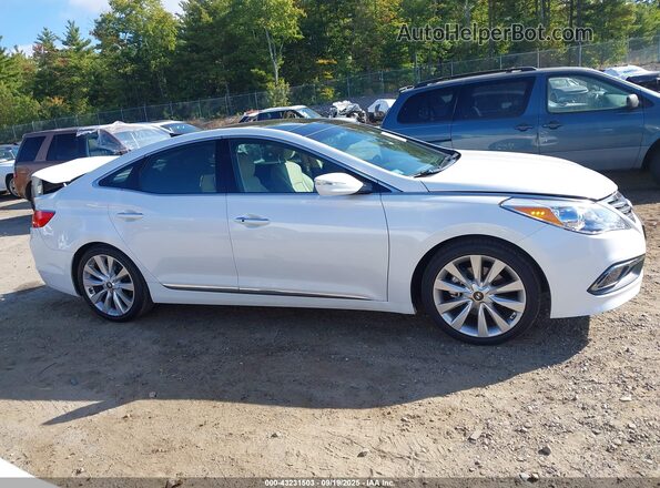 KMHFH4JG8GA529735 2016 HYUNDAI AZERA Белый Вид задней части салона