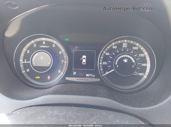 KMHFH4JG8GA529735 2016 HYUNDAI AZERA Белый Вид задних сидений