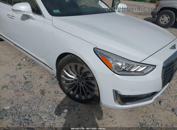 KMHG34JA0HU024383 2017 GENESIS G90 Белый Передняя правая четверть