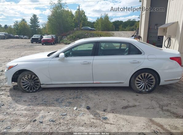 KMHG34JA0HU024383 2017 GENESIS G90 Белый Вид задней части салона