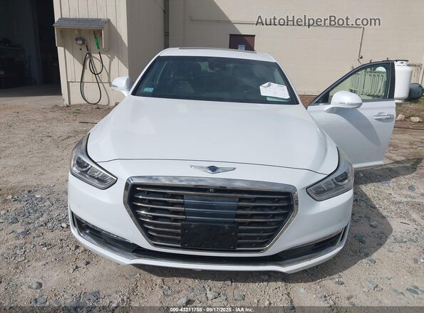 KMHG34JA0HU024383 2017 GENESIS G90 Белый Вид панели приборов